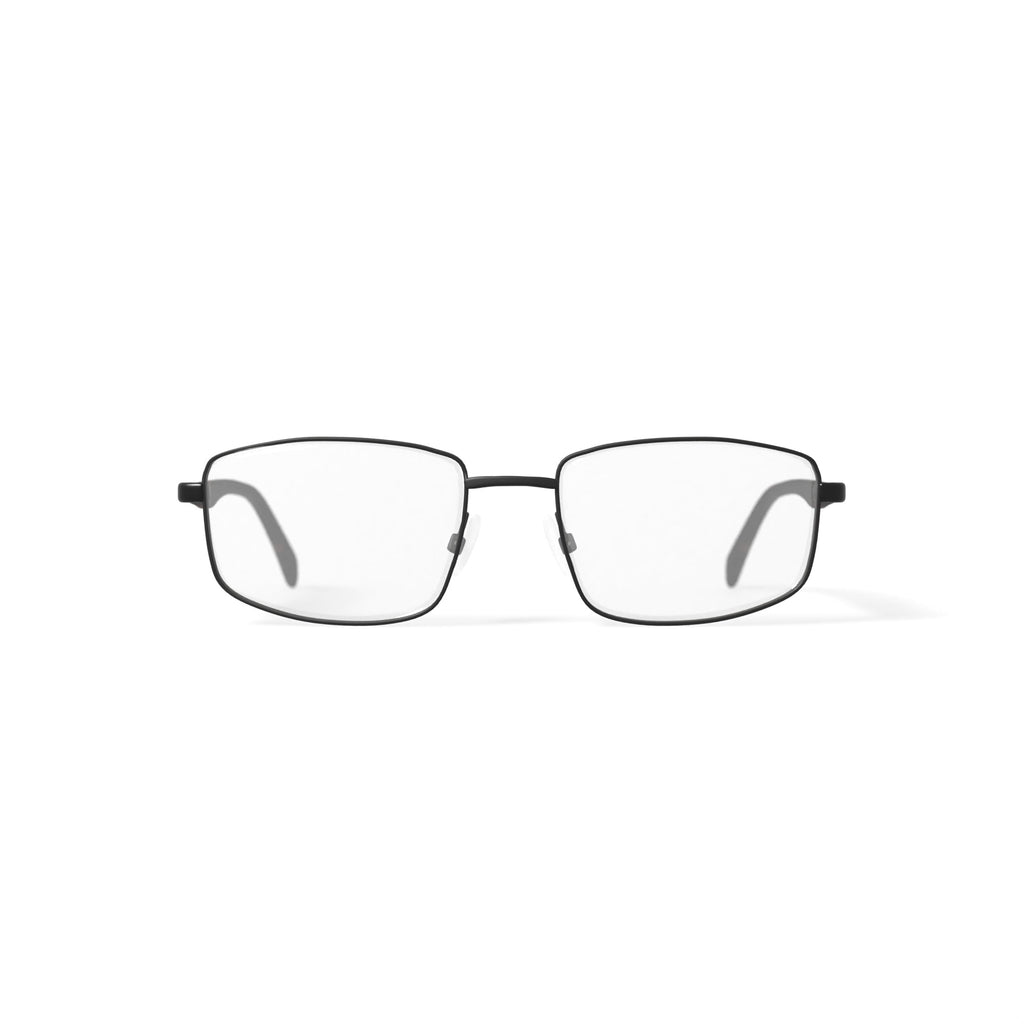 Men's Patriot Square Prescription Eyeglasses with Case, Gunmetal