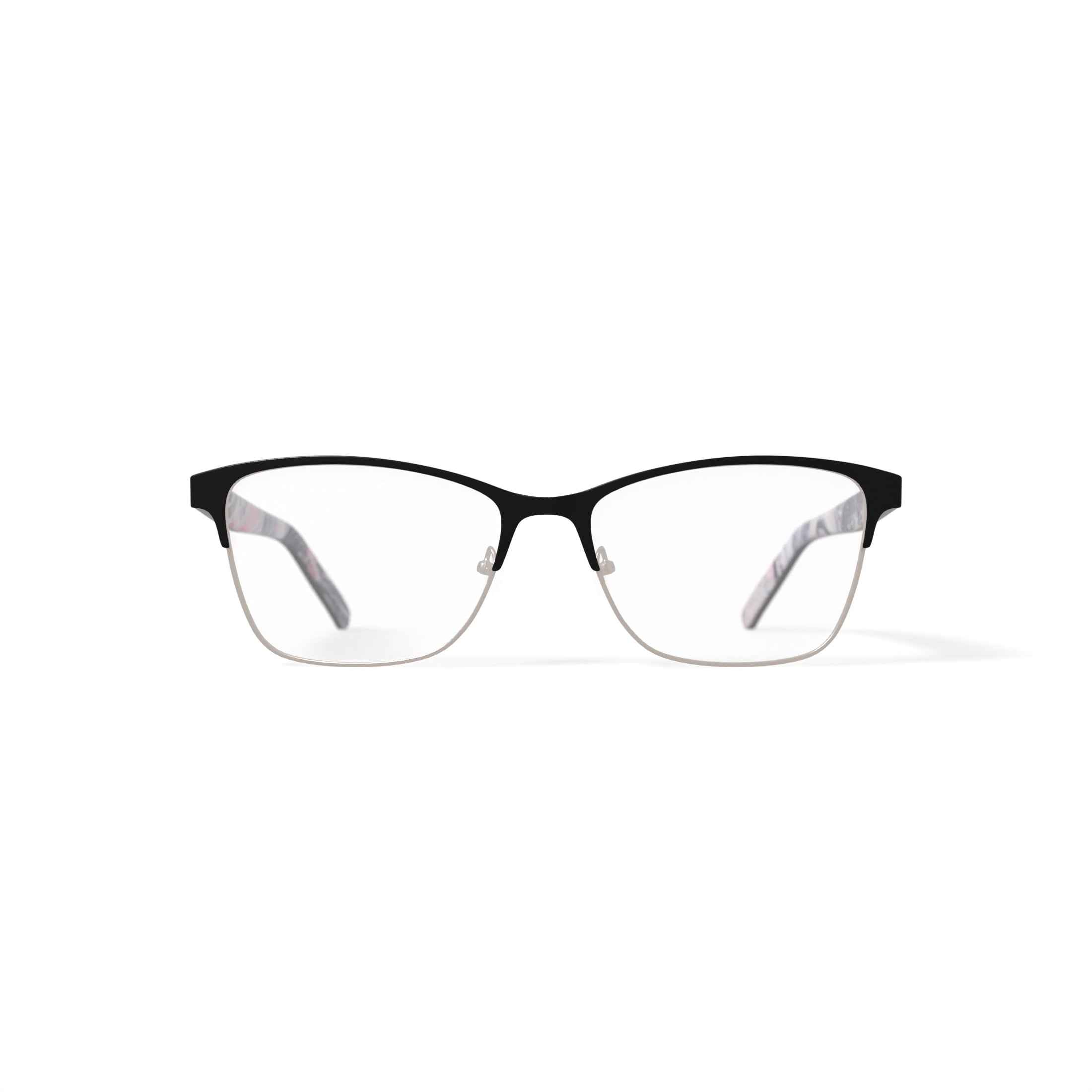 Alice&Frank Women's AF320 Cat Eye Prescription Eyeglasses with Case, Brown