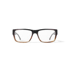 American Classics Mens Joplin Square Prescription Eyeglasses with Case, Brown