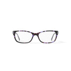 Apple Bottoms Women's AB782 Rectangular Prescription Eyeglasses with Case, Purple