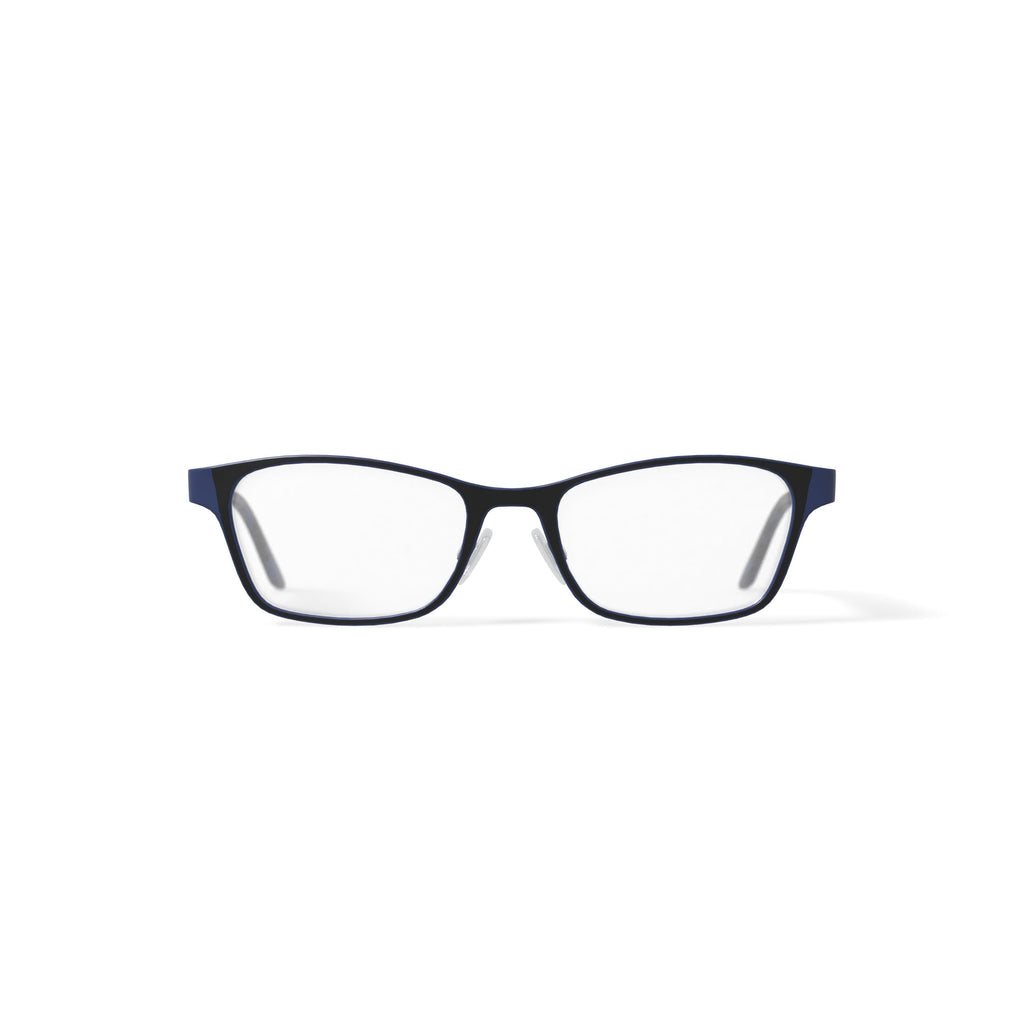 Baby Phat Women's BV275 Rectangular Prescription Eyeglasses with Case, Navy Blue