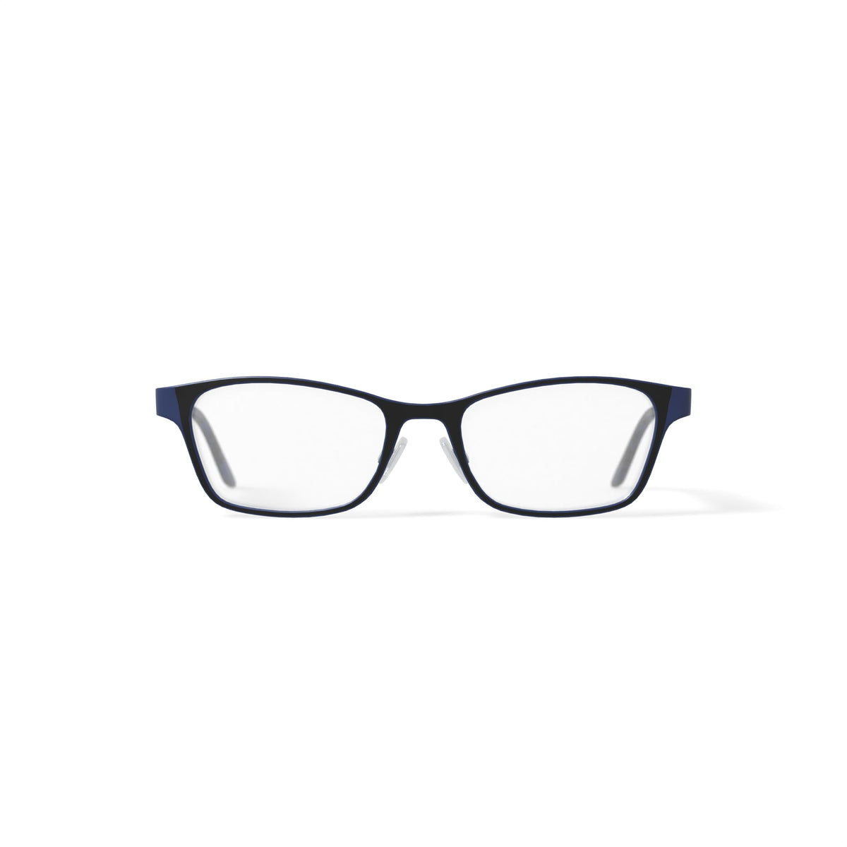 Baby Phat Women's BV275 Rectangular Prescription Eyeglasses with Case, Navy Blue