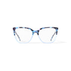 Bebe Women's BB4191 Prescription Eyeglasses with Case, Blue Gradient