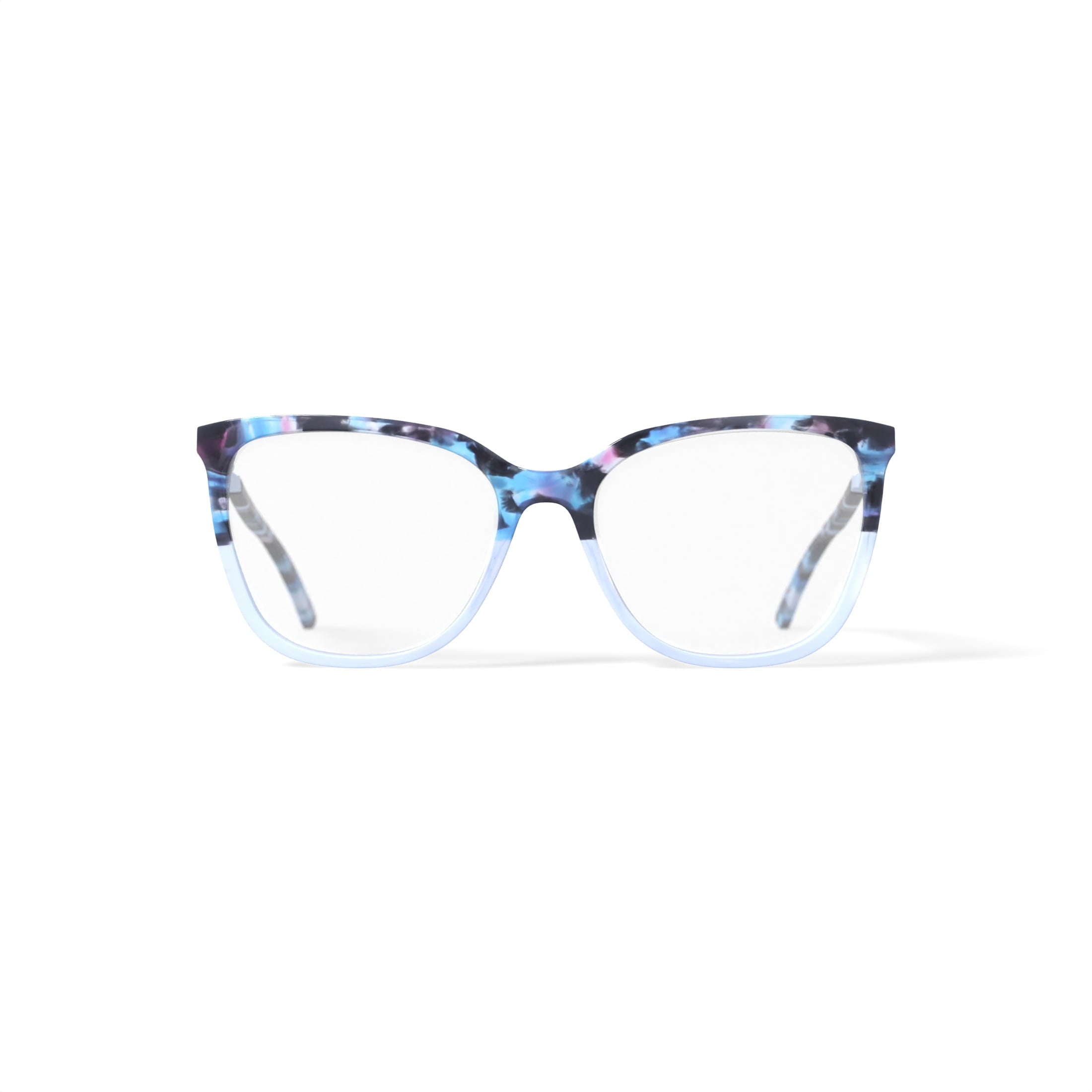 Bebe Women's BB4191 Prescription Eyeglasses with Case, Blue Gradient