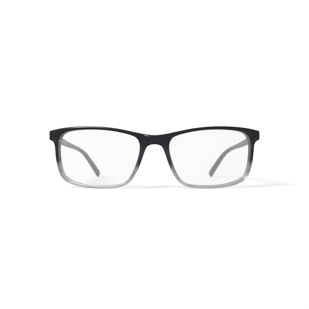 Men's BE26 Boabab Rectangular Prescription Eyeglasses with Case, Black Gold
