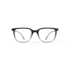 Men's Atlas Square Prescription Eyeglasses with Case, Crystal Black