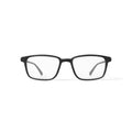 Men's Wilder Rectangular Prescription Eyeglasses with Case, Matte Black