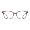 Women's BE223 Geranium Round Prescription Eyeglasses with Case, Pink Crystal