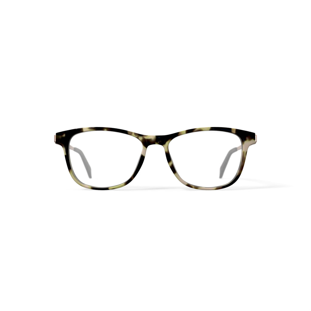 Women's Opal Square Prescription Eyeglasses with Case, Brown Tortoise