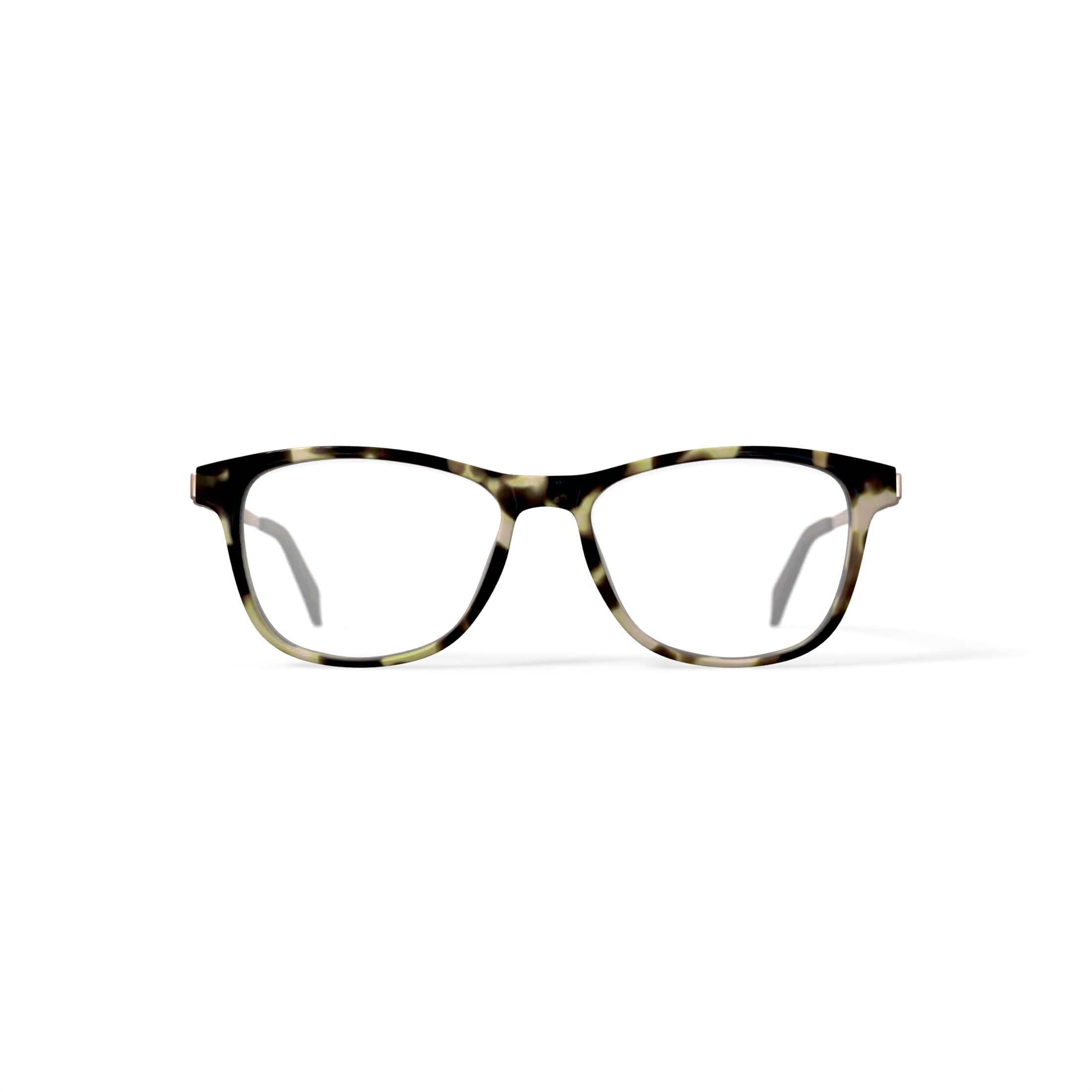 Women's Opal Square Prescription Eyeglasses with Case, Brown Tortoise