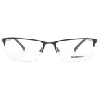 Burberry BE1282 l Unisex Semi-Rimless Eyeglasses Black Palladium 55mm Adult