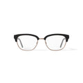 Women's Alyssa Browline Prescription Eyeglasses with Case, Black