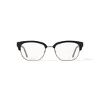 Women's Alyssa Browline Prescription Eyeglasses with Case, Black