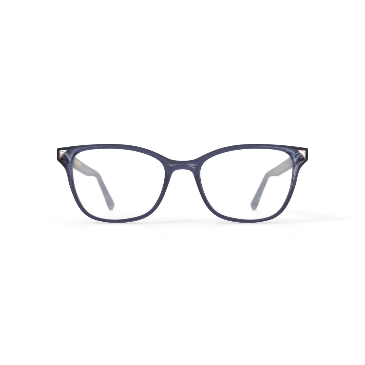 Women's Gemma Square Prescription Eyeglasses with Case, Gray