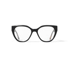 Women's Petra Cat Eye Prescription Eyeglasses with Case, Black