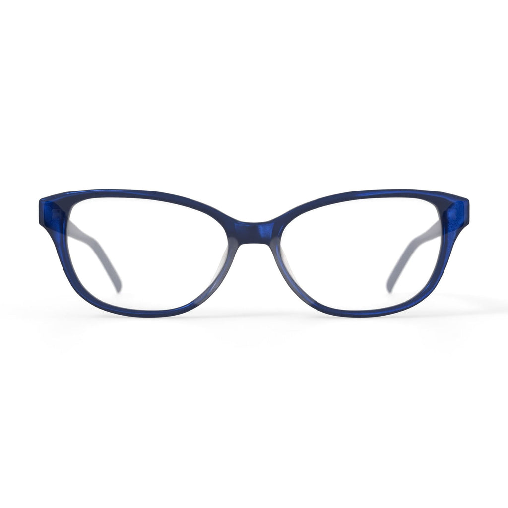 Women's DK5011 Prescription Eyeglasses with Case, Blue
