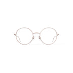 Women's DK1003 Prescription Eyeglasses with Case, Rose Gold