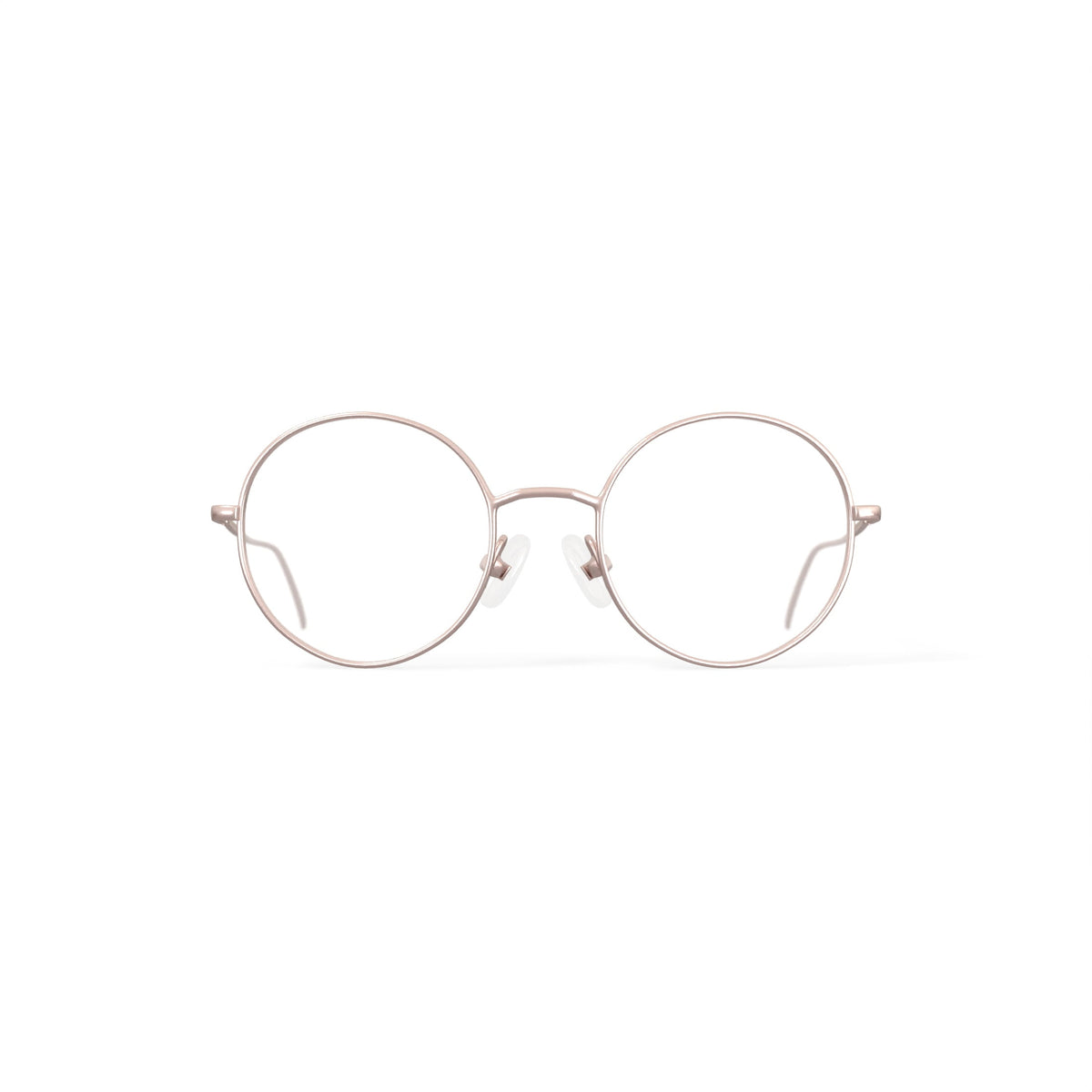 Women's DK1003 Prescription Eyeglasses with Case, Rose Gold