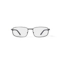 Men's EC316 Rectangular Prescription Eyeglasses with Case, Gray