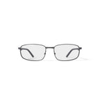 Men's EC316 Rectangular Prescription Eyeglasses with Case, Gray