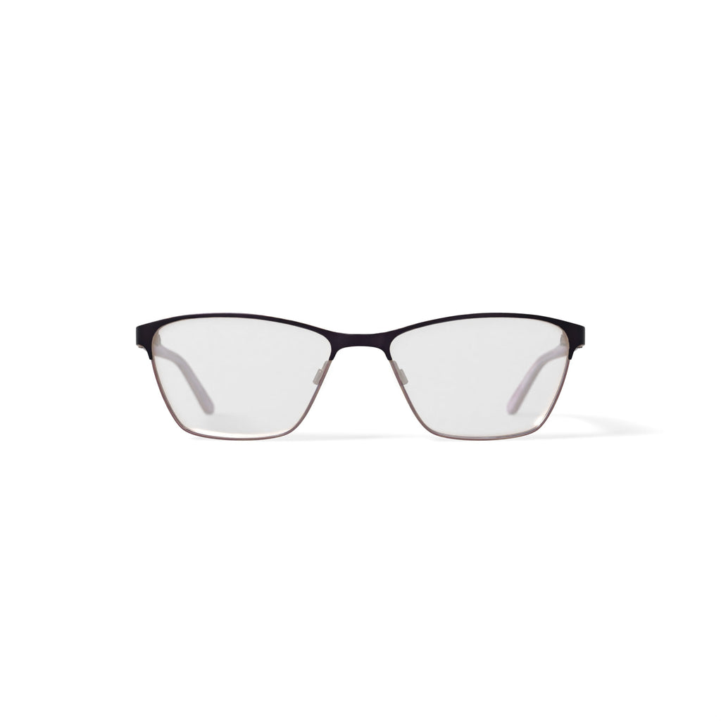 Women's EC455 Browline Prescription Eyeglasses with Case, Brown Gold