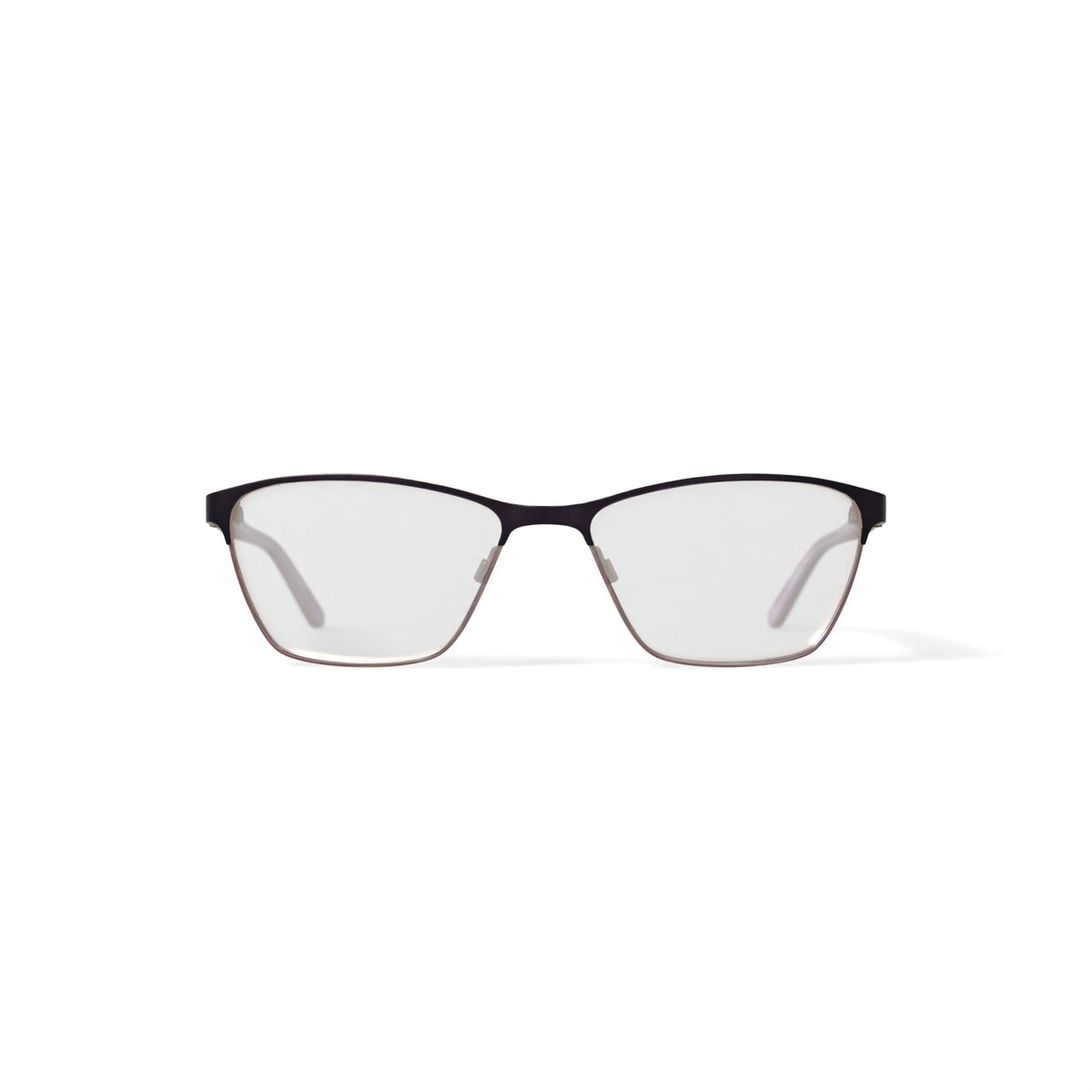 Women's EC455 Browline Prescription Eyeglasses with Case, Brown Gold