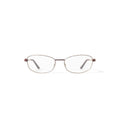 Womens S3209 Oval Prescription Eyeglasses with Case, Brown
