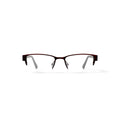 Womens EC326 Square Prescription Eyeglasses with Case, Red