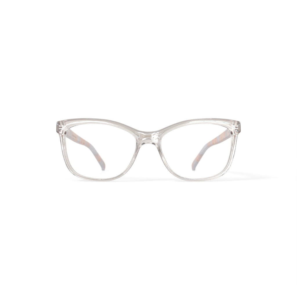Elizabeth Arden Women's EA1202 Square Prescription Eyeglasses with Case, Beige