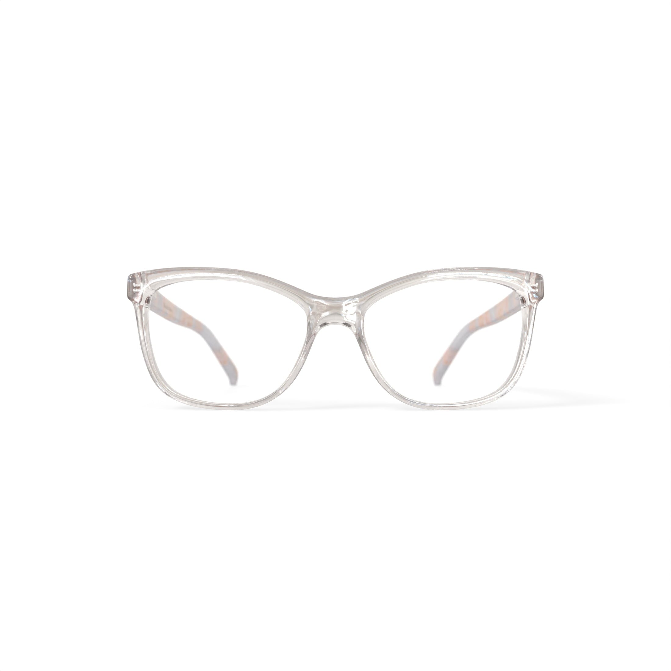 Elizabeth Arden Women's EA1202 Square Prescription Eyeglasses with Case, Beige