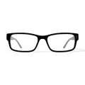 Elizabeth Arden Women's EA1122 Rectangular Prescription Eyeglasses with Case, Black