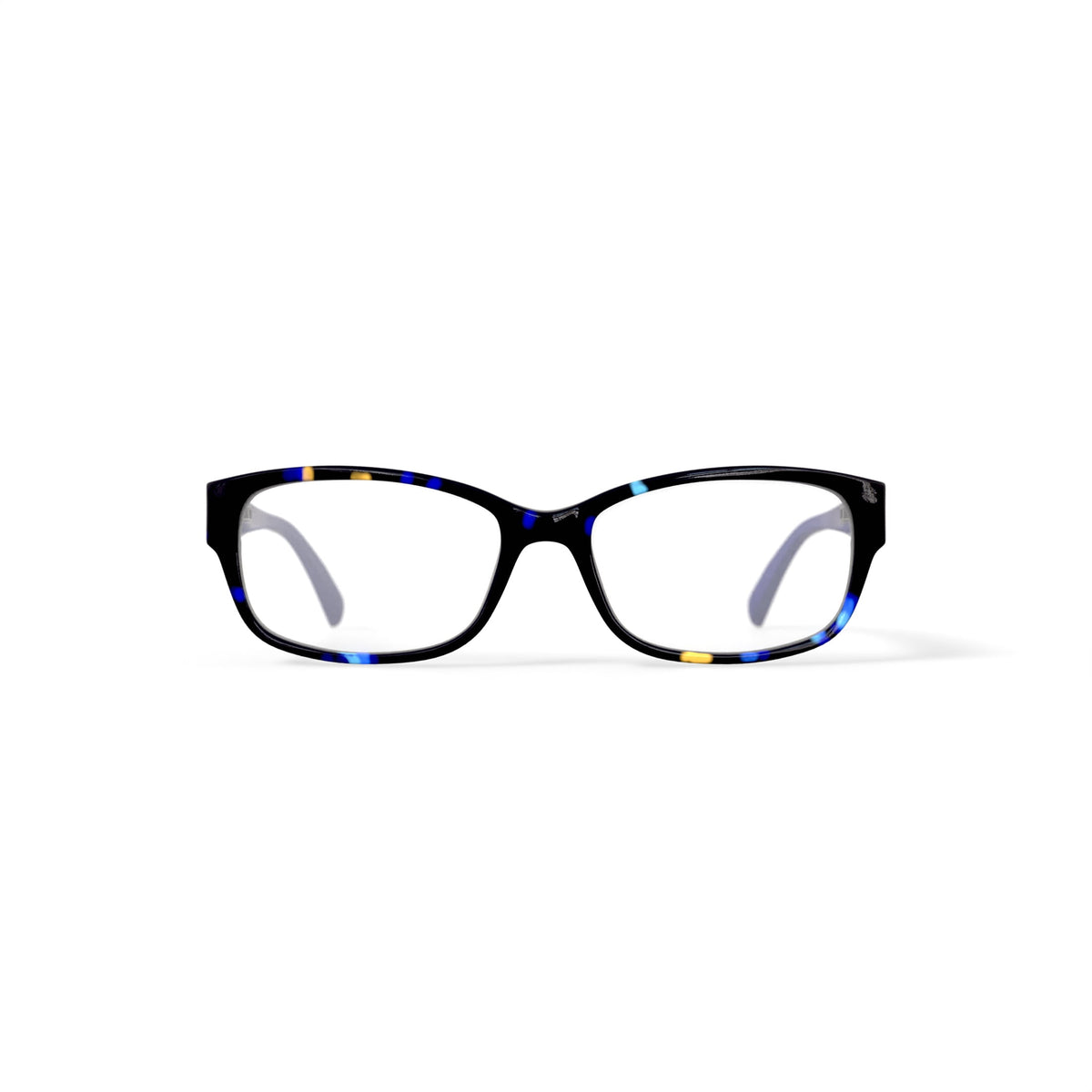Elizabeth Arden Women's EA6060 Rectangular Prescription Eyeglasses with Case, Blue