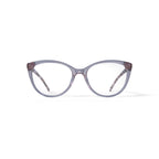 Flower Women's Rose Prescription Eyeglasses with Case, Nude Crystal