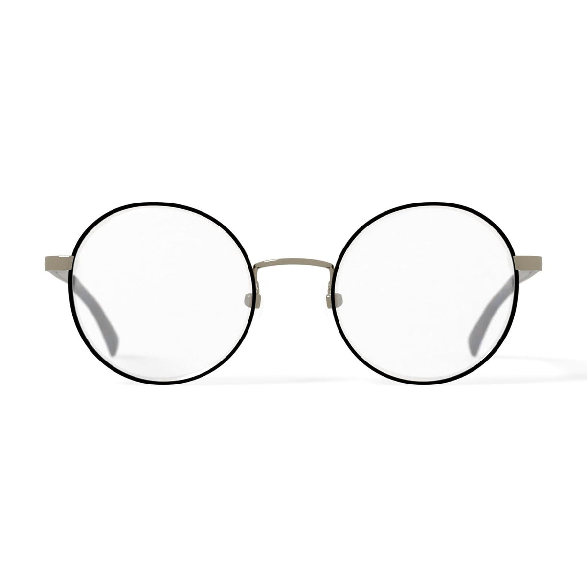Flower Women's FLR6037 Prescription Eyeglasses with Case, Shiny Black