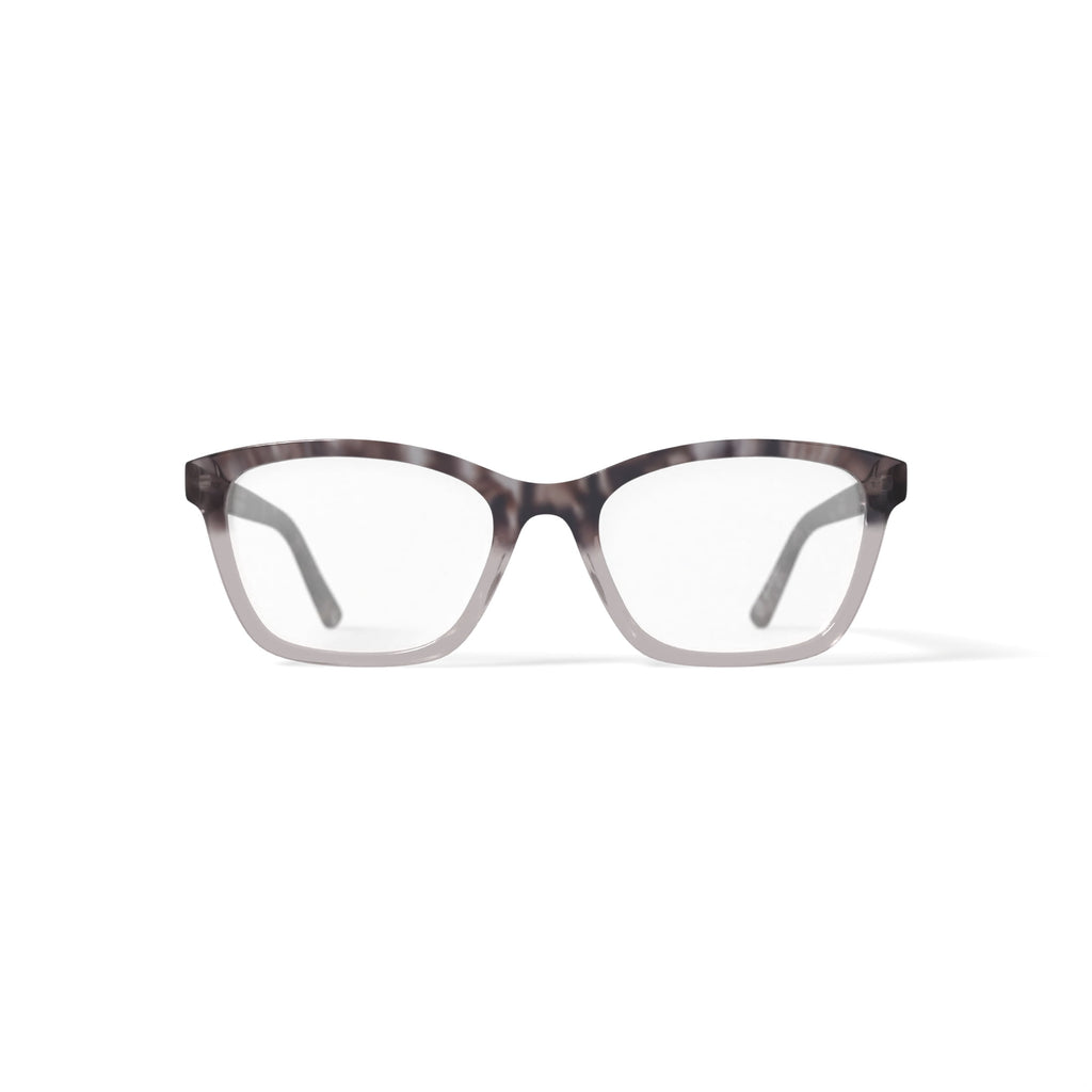 Women's HC207 Cat Eye Prescription Eyeglasses with Case, Brown Tortoise Gradient