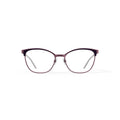 Women's HC209 Your Majesty Browline Prescription Eyeglasses with Case, Purple Tortoise