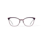 Women's HC209 Your Majesty Browline Prescription Eyeglasses with Case, Purple Tortoise