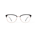 Women's HC280 Cat Eye Prescription Eyeglasses with Case, Black/Gold