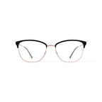 Women's HC280 Cat Eye Prescription Eyeglasses with Case, Black/Gold