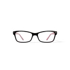 Women's HC06 Square Prescription Eyeglasses with Case, Brown