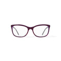Women's HC268 Square Prescription Eyeglasses with Case, Dark Purple