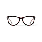 Women's HC269 Cat Eye Prescription Eyeglasses with Case, Brown Tortoise