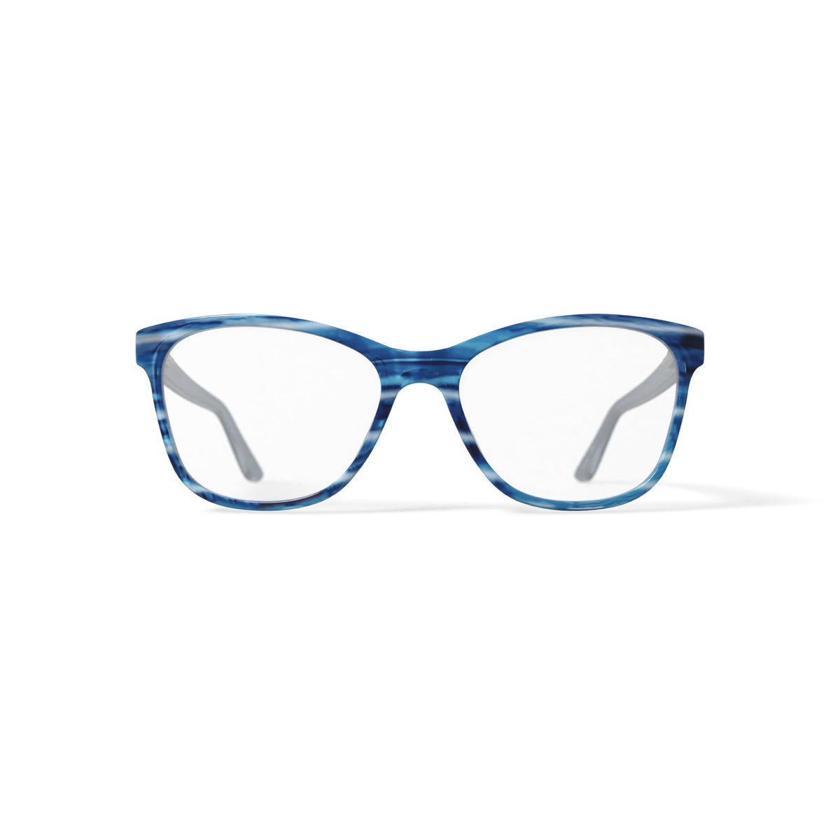 Women's HC277 Cat Eye Prescription Eyeglasses with Case, Crystal Blue