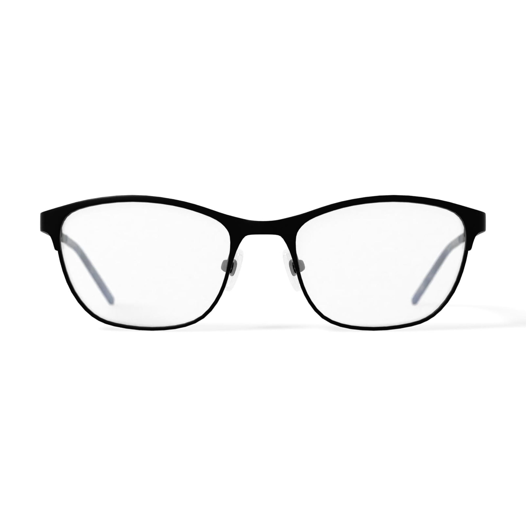 Women's HC45 Square Prescription Eyeglasses with Case, Blue