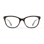 Kenneth Cole Women's KC0839-1 Square Prescription Eyeglasses with Case, Purple Tortoise