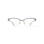 Keo Womens Kaydi Cat Eye Prescription Eyeglasses with Case, Gold-Tone Blue Tortoise