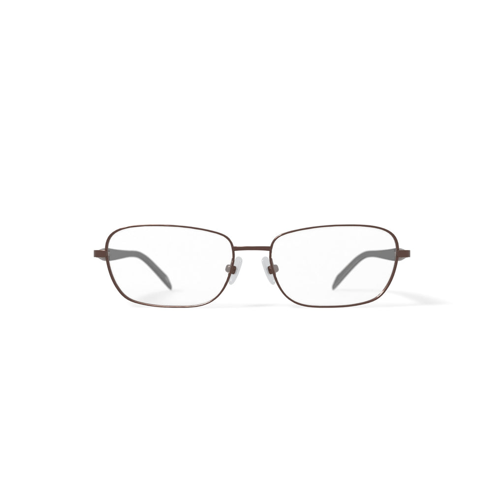 Women's Mia Rectangular Prescription Eyeglasses with Case, Rose/Tort