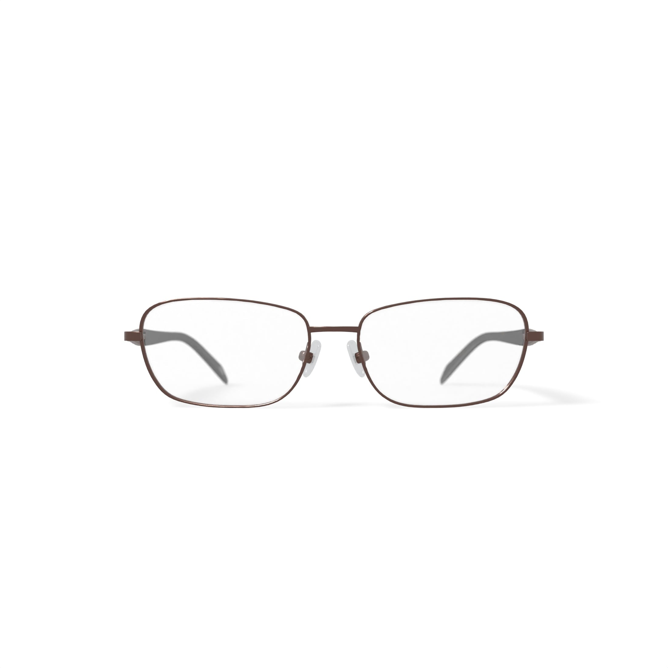 Women's Mia Rectangular Prescription Eyeglasses with Case, Rose/Tort