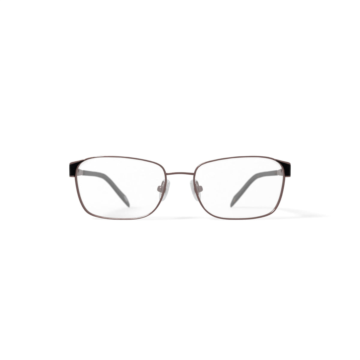 Women's Victoria Rectangular Prescription Eyeglasses with Case, Bronze/Tort