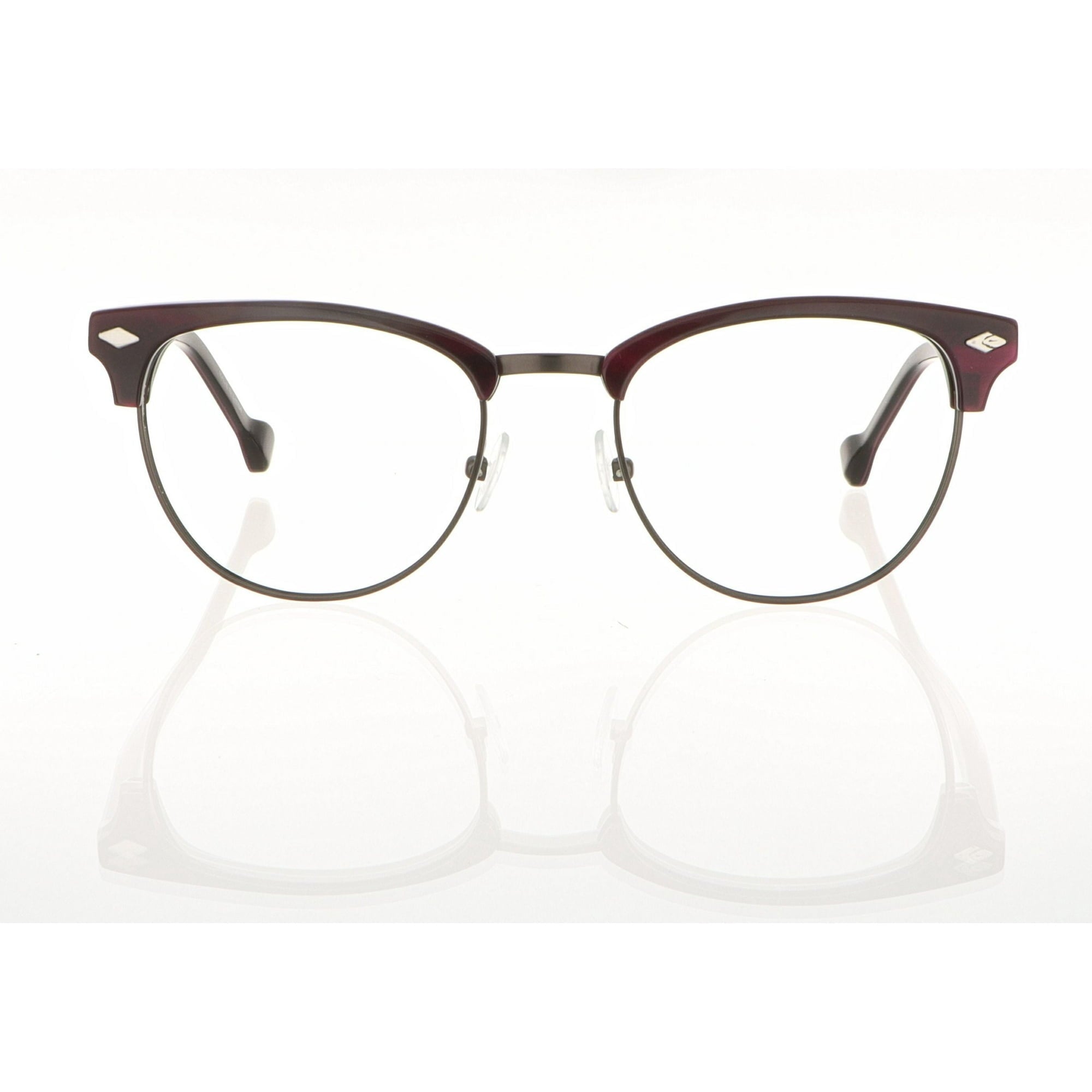 Lunenoir™ Lisa Loeb Eyeglasses Frames for Women, Electric 153, Chocolate Aqua, 51-17-135